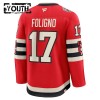 Chicago Blackhawks Trikot Fanatics Premium NHL Nick Foligno 2024-25 Rot Winter Classic - Kinder
